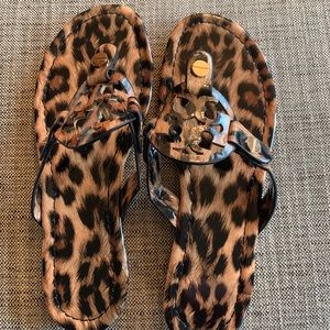 Brand new leopard print sandals